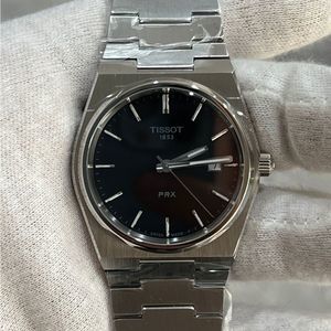 NIB Tissot PRX Stainless Steel Black Watch
